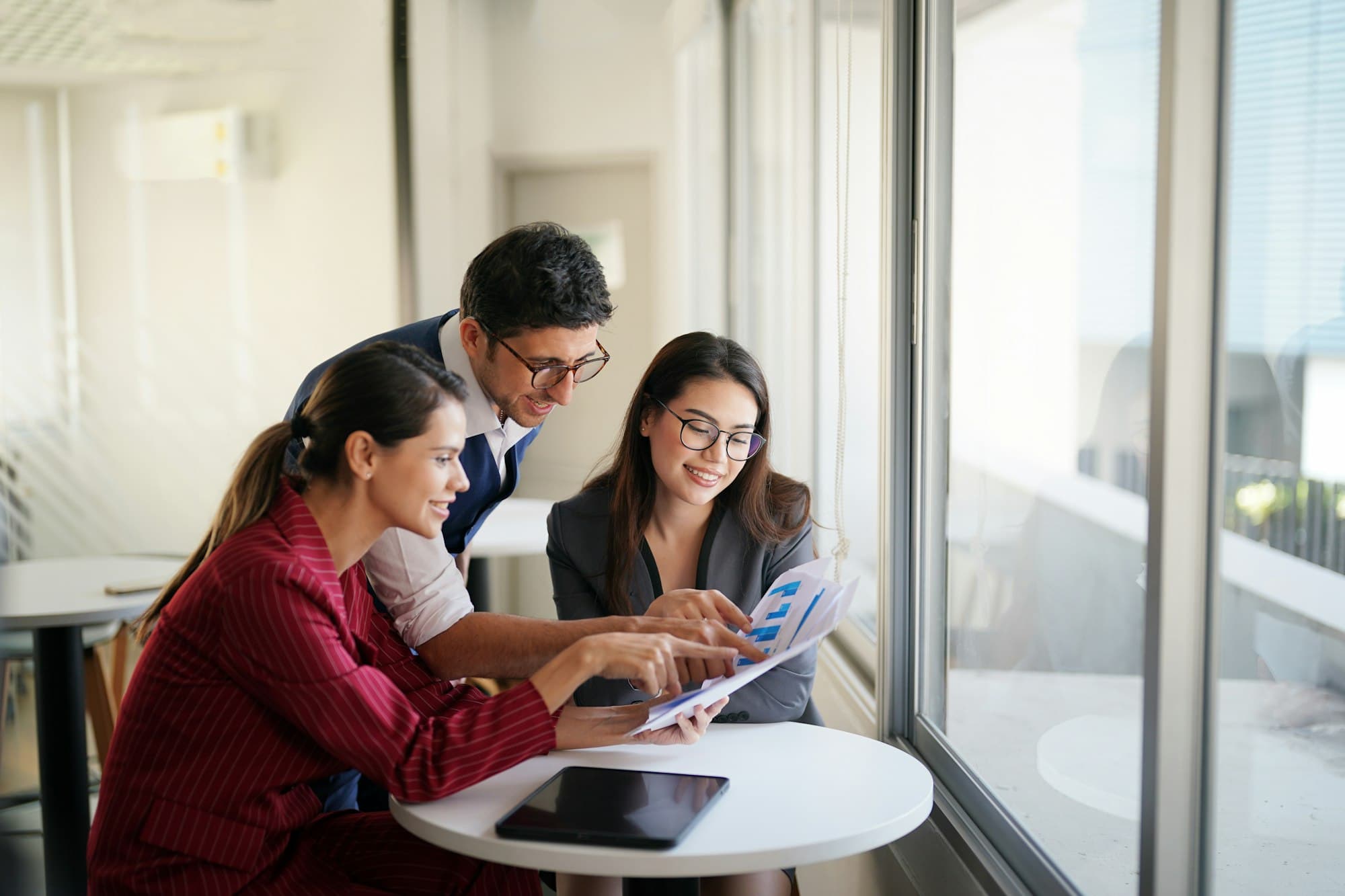 Professional team in office