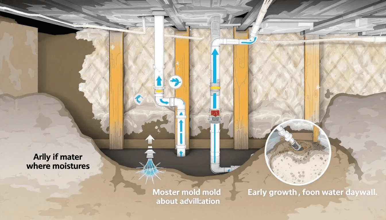 Understanding the Link Between Crawl Space Plumbing and Moldy Smells Indoors